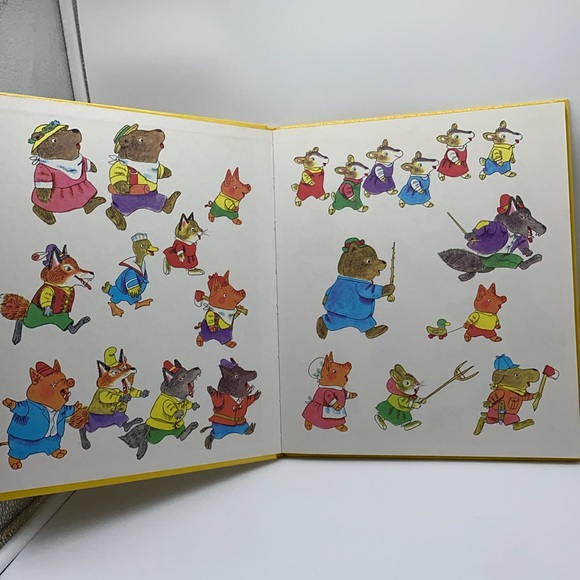 Richard Scarry’s Animal Nursery Tales Golden Book Hardcover Vintage - Picture 3 of 9